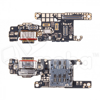 Шлейф для Huawei Pura 70 Ultra/70 Pro (HBP-LX9/HBN-LX9 ) плата на системный разъем/разъем SIM/микрофон