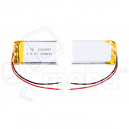 Аккумулятор универсальный 502035p 3,7v Li-Pol 400 mAh (5*20*35 mm)