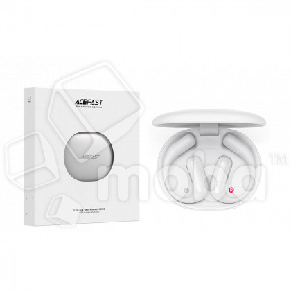 Беспроводные наушники Bluetooth Acefast FA002 (TWS, накладные с ушным креплением, активное шумоподавление) Белый
