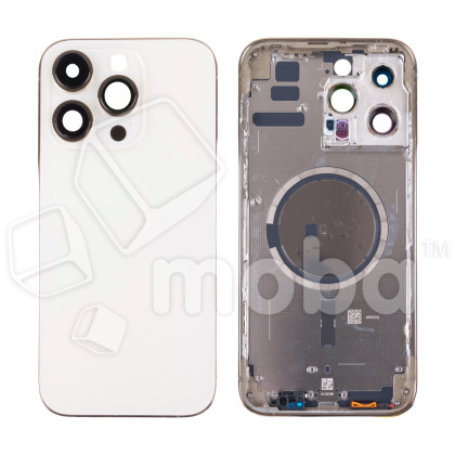 Корпус для iPhone 14 Pro Max (1 Sim) Золото - Премиум