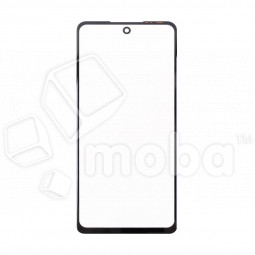 Стекло для переклейки Tecno Spark 10 Pro (KI7) в сборе с OCA пленкой Черный - OR (Mitsubishi)