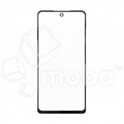 Стекло для переклейки Tecno Spark 10 Pro (KI7) в сборе с OCA пленкой Черный - OR (Mitsubishi)