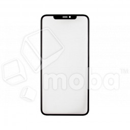 Стекло для переклейки iPhone 11 Pro Max в сборе с OCA пленкой Черный - OR (Mitsubishi)