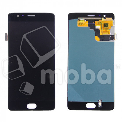 Дисплей для OnePlus 3/3T (A3003) в сборе с тачскрином Черный - (OLED)
