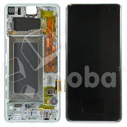 Дисплей для Samsung Galaxy S10 (G973F) модуль с рамкой Зеленый - OR (SP)