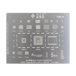 BGA трафарет XZZ HiSilicon Kirin 9000 для Huawei Mate 40/40 Pro/40 Pro+