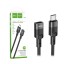 Кабель Type-C Male -Type-C Female Hoco U107 (1,2 м) Черный