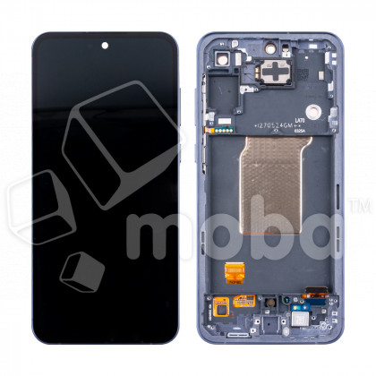 Дисплей для Samsung Galaxy A55 5G (A556E) модуль с рамкой Черный - OR (SP)