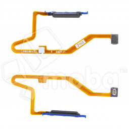 Шлейф для Xiaomi Poco X5 Pro 5G/Redmi Note 12 Pro 5G/12 Pro+ (22101320G/22101316C/221013164UG) сканер отпечатка пальцев Черный