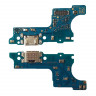 Шлейф для Samsung Galaxy A01/M01F (A015F/M015F) плата системный разъем/микрофон (широкий коннектор)