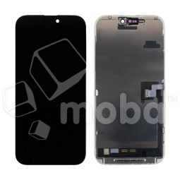 Дисплей для iPhone 16 Pro Max (A3296) в сборе с тачскрином Черный - JCID (Soft OLED, Full HD, 120 Гц) (с верификацией = с привязкой без ошибки)