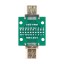 Разъем HDMI (штекер-гнездо) на плате (20 pin, 2,54 мм)