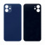 Задняя крышка для iPhone 12 (A2403) Синий (стекло, широкий вырез под камеру, логотип)