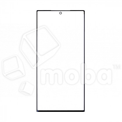 Стекло для переклейки Samsung Galaxy S23 Ultra (S918B) в сборе с OCA пленкой Черный - OR (Mitsubishi)