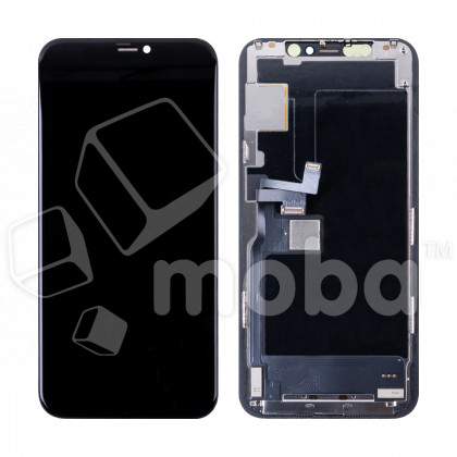 Дисплей для iPhone 11 Pro (A2215) в сборе с тачскрином Черный - (Hard OLED) Стандарт