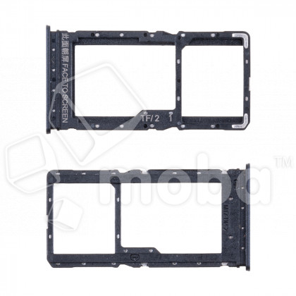 Держатель SIM для Xiaomi Poco X5 5G/Redmi Note 12 5G (22111317PG/22111317I) Черный