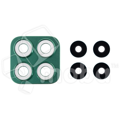 Стекло камеры для Huawei Honor X8b (LLY-LX1) в сборе с рамкой Зеленый