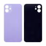 Задняя крышка для iPhone 12 (A2403) Фиолетовый (стекло, широкий вырез под камеру, логотип)