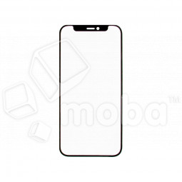 Стекло для переклейки iPhone 12/12 Pro в сборе с OCA пленкой Черный - OR (Mitsubishi)