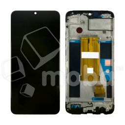 Дисплей для Realme Note 60/60x (RMX3933/RMX3938) модуль с рамкой Черный - OR