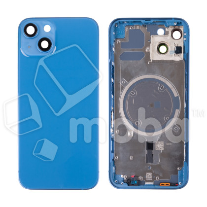 Корпус для iPhone 13 (A2635) (1 Sim) Синий - Премиум