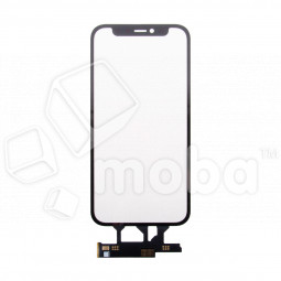 Стекло для переклейки iPhone 12 mini в сборе с тачскрином и OCA пленкой Черный - OR (Feaglet) (рамка в комплекте)