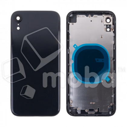 Корпус для iPhone Xr (1 Sim) Черный