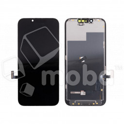 Дисплей для iPhone 13 (A2635) в сборе с тачскрином Черный - (Hard OLED) Стандарт