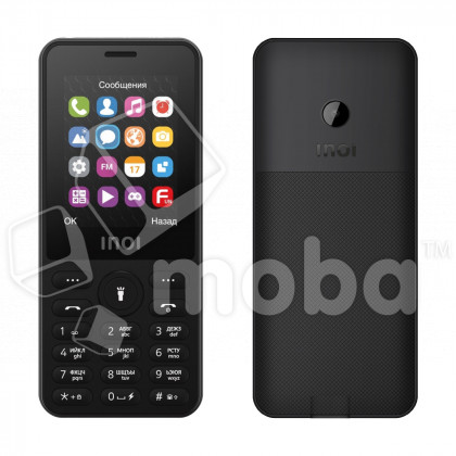 Мобильный телефон INOI 109 (2SIM, BT, FM, MicroSD, камера, фонарик) Черный