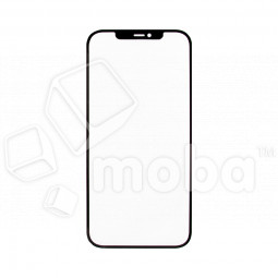 Стекло для переклейки iPhone 12 Pro Max в сборе с OCA пленкой Черный - OR (Mitsubishi)