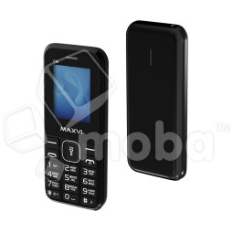 Мобильный телефон Maxvi C30 (без ЗУ в комплекте, 2SIM, FM, MicroSD, фонарик, диктофон) Черный