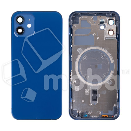 Корпус для iPhone 12 (A2403) (1 Sim) Синий - Премиум