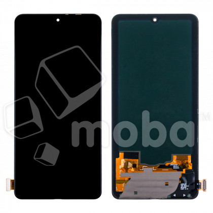 Дисплей для Xiaomi Poco F4 (22021211RG) в сборе с тачскрином Черный - (OLED)