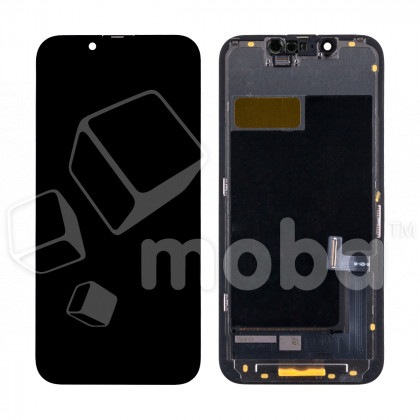 Дисплей для iPhone 13 mini (A2630) в сборе с тачскрином Черный - (Hard OLED) Стандарт