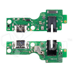 Шлейф для Infinix Smart 10 Plus (X6725C) плата на системный разъем/разъем гарнитуры/микрофон - Премиум