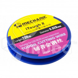 Струна для разделения дисплейных модулей Mechanic iTough X/iLine X (0,028 мм, 200 м)
