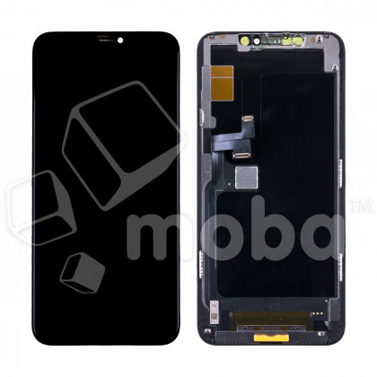 Дисплей для iPhone 11 Pro Max (A2218) в сборе с тачскрином Черный - (Hard OLED) Стандарт
