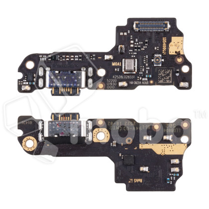 Шлейф для Xiaomi Poco M7 4G/Redmi 15 4G (25062PC34G/25062RN2DY) плата системный разъем/микрофон - Премиум