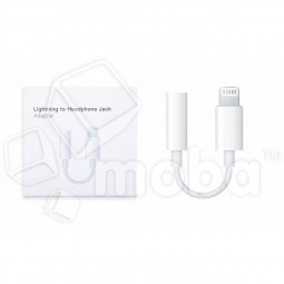 Адаптер Lightning - "3,5 мм" Jack (10.5 см, для iPhone) Белый - OR