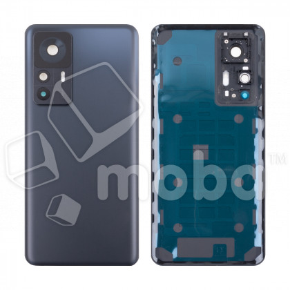 Задняя крышка для Xiaomi 12T/12T Pro (22071212AG/MZB0CE5RU) Черный (Матовая) - Премиум