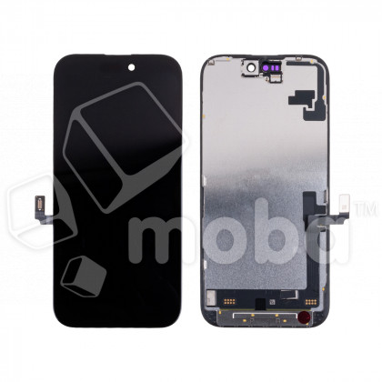 Дисплей для iPhone 16 (A3287) в сборе с тачскрином Черный - (FOG)