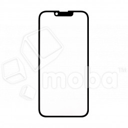 Стекло для переклейки iPhone 14 в сборе с OCA пленкой Черный - OR (Mitsubishi)