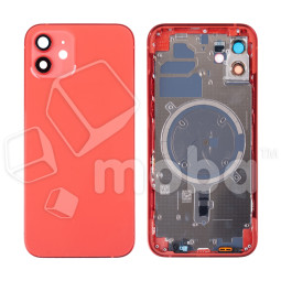 Корпус для iPhone 12 (1 Sim) Красный - Премиум