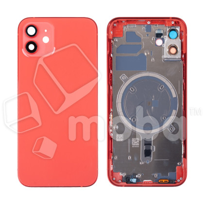 Корпус для iPhone 12 (1 Sim) Красный - Премиум