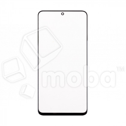 Стекло для переклейки Huawei Honor X8a/90 Lite (CRT-LX1/CRT-NX1) в сборе с OCA пленкой Черный - OR (Mitsubishi)