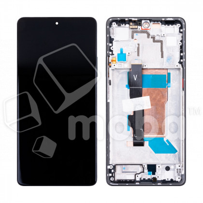Дисплей для Xiaomi Poco F5 (23049PCD8G) модуль с рамкой Черный - OR (SP)