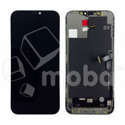 Дисплей для iPhone 12 Pro Max (A2411) в сборе с тачскрином Черный GX (площадка под IC)