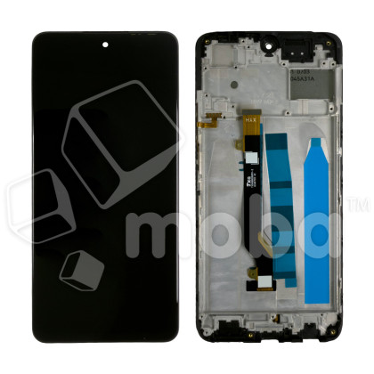 Дисплей для Tecno Pova 3 (LF7n) модуль с рамкой Черный - OR