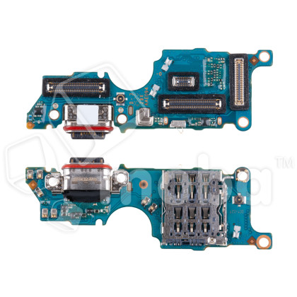 Шлейф для Realme 15 Pro 5G (RMX5101) плата системный разъем/разъем SIM/микрофон - Премиум