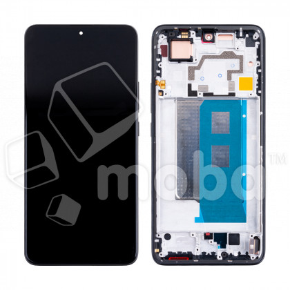 Дисплей для Xiaomi Poco F5 Pro (23013PC75G) модуль с рамкой Черный - OR (SP)
